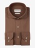 Japanese knitted slim fit shirt - Clay