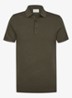 Luxury basic polo in lyocell blend - Bruin