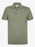 Luxury basic polo in lyocell blend - Groen