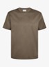 Luxury T-shirt met stretch - Taupe