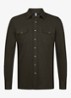 Overshirt met borstzakken - Bruin