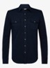 Overshirt met borstzakken - Blauw