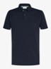 Polo in pique - Donkerblauw