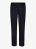 Regular fit broek in wolblend - Donkerblauw