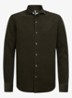 Regular fit overhemd van corduroy - Groen