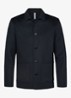 Regular fit overshirt van wol met opgestike zakken - Donkerblauw