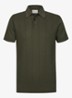 Regular fit polo met structuur - Groen