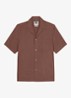 Relax fit shirt in linnen - Clay