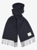 Sjaal van lamswol - Donkerblauw