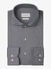 Slim fit Japanese knitted shirt overhemd - Royalblauw
