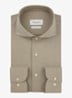 Slim fit overhemd - Cognac
