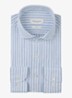 Slim fit shirt in linnen - Blauw