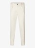 Straight fit chino met steekzakken - Gebroken wit