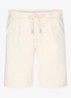 Straight fit short met stretch - Gebroken wit