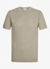 T-shirt met structuur - Beige