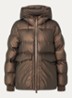 Alta A-Line pufferjack met capuchon - Zilver