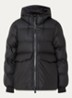 Alta A-Line pufferjack met capuchon - Zwart