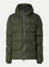 Alta puffer jack met capuchon en steekzakken - Bronsgroen