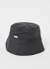 Bucket hoed met logo - Zwart