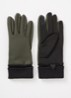 Handschoenen met waterafstotende coating en touchscreen functie - Legergroen