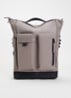 Otaru rugzak met 16 inch laptopvak en waterafstotende coating - Lichtgrijs