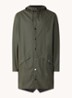 Regenjack met capuchon en klepzakken - unisex - Groen