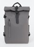 Rolltop Large rugzak met 16 inch laptopvak en waterafstotende coating - Grijs