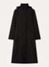 Softshell jas met capuchon en steekzakken - Zwart