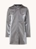 String W parka met capuchon en trekkoord - Grijs
