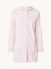 String W parka met capuchon en trekkoord - Roze