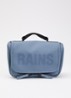 Texel toilettas met waterafstotende coating en logo - Staalblauw