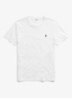 Basic T-shirt met logoborduring - White / Wit