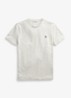 Basic T-shirt met logoborduring - New Grey Heather / Grijs