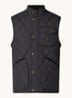 Beaton gewatteerde utility bodywarmer met opgestikte zakken - Polo Black / Zwart