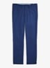 Bedford straight fit chino met stretch - Licht Navy