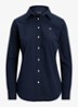 Blouse in katoenblend - Lauren Navy / Blauw