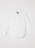 Blouse met logoborduring - Wit