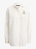 Blouse met strass - Wit