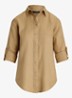 Blouse van linnen - Birch tan / beige