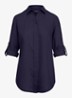 Blouse van linnen - Donkerblauw