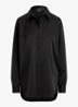 Blouse van satijn - Zwart