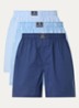 Boxershort met print in 3-pack - Blauw
