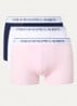 Boxershorts met logoband in 3-pack - Lichtroze