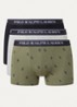 Boxershorts met logoband in 3-pack - Olijfgroen