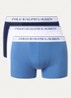 Boxershorts met logoband in 3-pack - Staalblauw