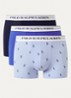 Boxershorts met logoband in 3-pack - Blauw