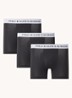 Boxershorts met logoband in 3-pack - Diepzwart