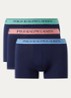 Boxershorts met logoband in 3-pack - Donkerblauw
