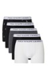 Boxershorts met logoband in 5-pack - Wit