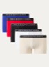 Boxershorts met logoband in 5-pack - Kobaltblauw